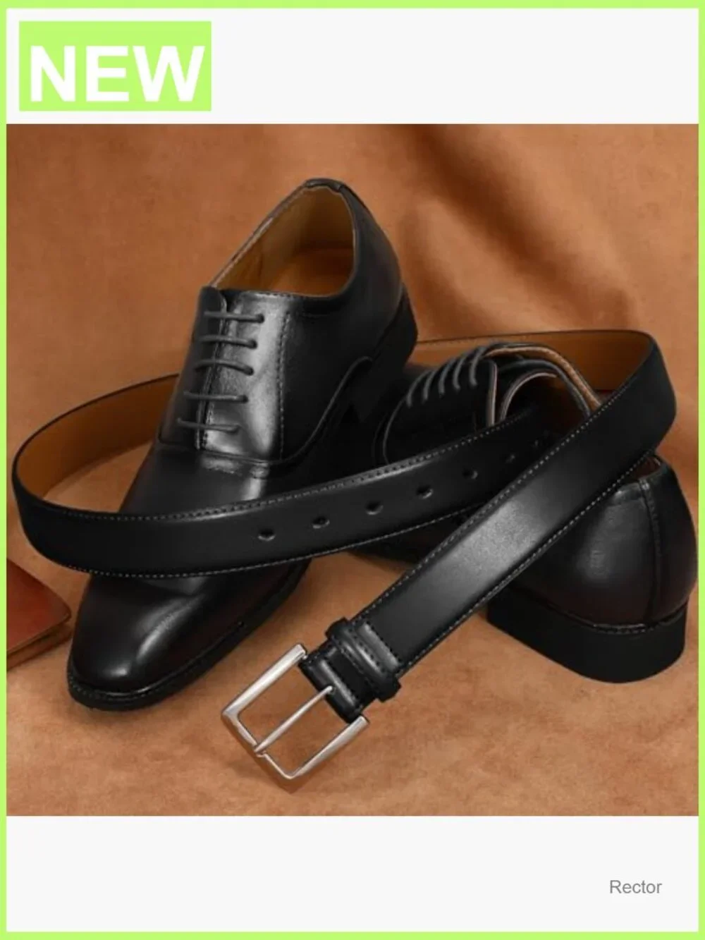 Men's Genuine Leather Dress Belt, 1 3/8